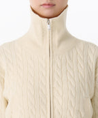 MUSINSA STANDARD WOMAN MUSINSA STANDARD WOMAN Women's Knitwear Zip-Up (Ivory)