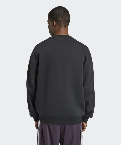 ADIDAS ADIDAS Oversized Crew Sweatshirt - Black