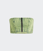 ADIDAS ADIDAS ADILENIUM 2 Washed Denim Tube Top - Lime