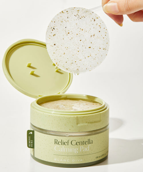BLANCDIVA Relief Centella Calming Pad Set (main product + refill)