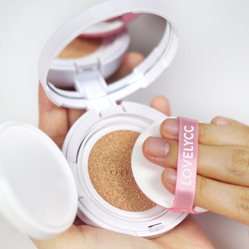 LOVELYCC LOVELYCC Pink Cover Essence Sun Cushion SPF50+ 15g