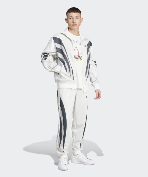 ADIDAS ADIDAS Premium Q3 Print Track Pants - Size