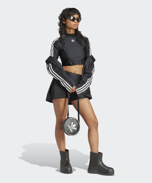 ADIDAS ADIDAS 3S Crop Long Sleeve Tee - Black