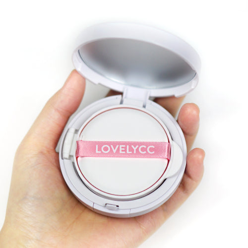 LOVELYCC LOVELYCC Pink Tone Up Cover Essence Sun Cushion SPF50+ 15g