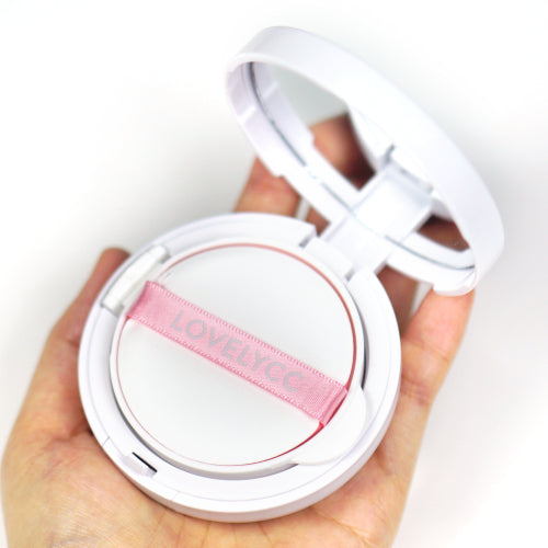 LOVELYCC LOVELYCC Pink Tone Up Cover Essence Sun Cushion SPF50+ 15g