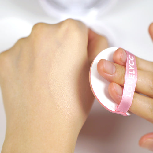 LOVELYCC LOVELYCC Pink Tone Up Cover Essence Sun Cushion SPF50+ 15g