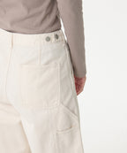 MUSINSA STANDARD WOMAN MUSINSA STANDARD WOMAN Denim Wide Carpenter Pants (Cream)