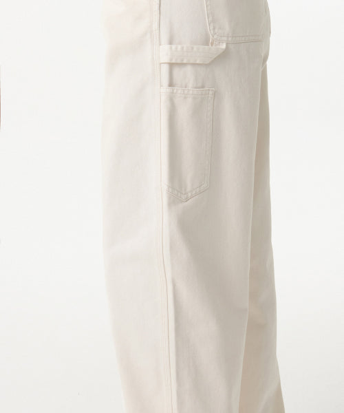 MUSINSA STANDARD WOMAN MUSINSA STANDARD WOMAN Denim Wide Carpenter Pants (Cream)