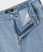 MUSINSA STANDARD WOMAN MUSINSA STANDARD WOMAN Denim Wide Carpenter Pants (Light Indigo)