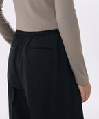 MUSINSA STANDARD WOMAN MUSINSA STANDARD WOMAN Slacks Wide Banding [Black]