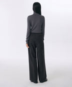 MUSINSA STANDARD WOMAN MUSINSA STANDARD WOMAN Slacks Charcoal Gray