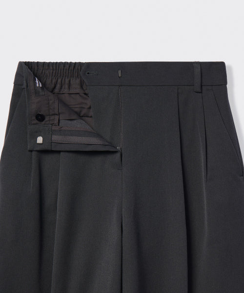 MUSINSA STANDARD WOMAN MUSINSA STANDARD WOMAN Slacks Wide Banding [Gray]
