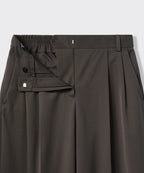 MUSINSA STANDARD WOMAN MUSINSA STANDARD WOMAN Slacks Two-Tuck Wide Banding [Van Dyke Brown]