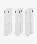 NIKE NIKE Jordan Essential Crew Socks - White: Black
