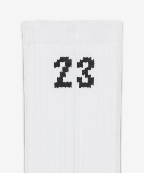 NIKE NIKE Jordan Essential Crew Socks - White: Black