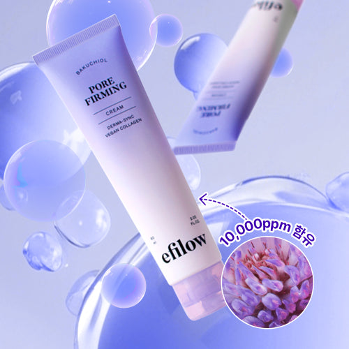 EFILOW [Set of 2] Bakuchiol 1% pore shrinking low molecular weight collagen elasticity cream 60ml