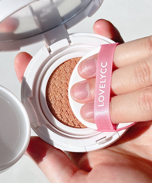 LOVELYCC LOVELYCC Pink Tone Up Cover Essence Sun Cushion 15g + Pick Me Pink Star Sun Cream 50ml