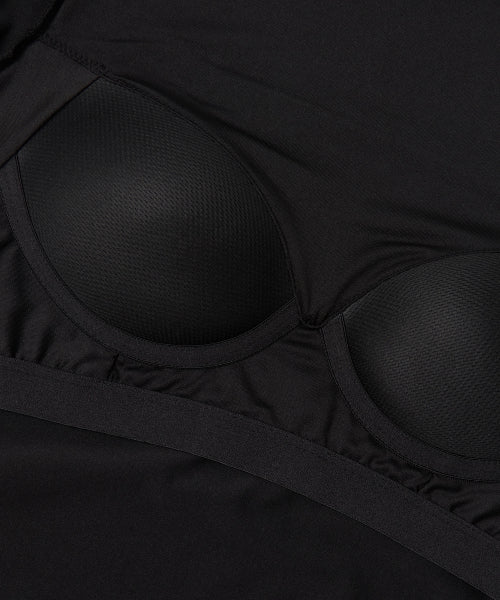 MUSINSA STANDARD WOMAN MUSINSA STANDARD WOMAN Crew Neck Bra T-Shirt Black