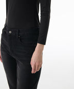MUSINSA STANDARD WOMAN MUSINSA STANDARD WOMAN Crew Neck Bra T-Shirt Black