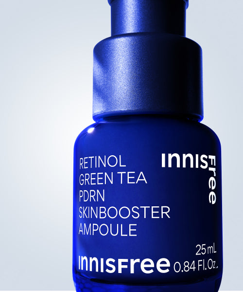 innisfree Retinol Green Tea PDRN Skin Booster Ampoule 25mL