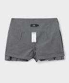MUSINSA STANDARD WOMAN MUSINSA STANDARD WOMAN Women's Low Rise Pleated Mini Scotts [Melange Gray]