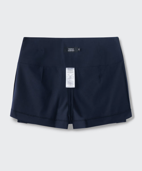 MUSINSA STANDARD WOMAN MUSINSA STANDARD WOMAN Women's Low Rise Pleated Mini Skirt [Navy]