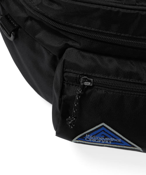 THISISNEVERTHAT THISISNEVERTHAT Washed Nylon Lumbar Pack Black