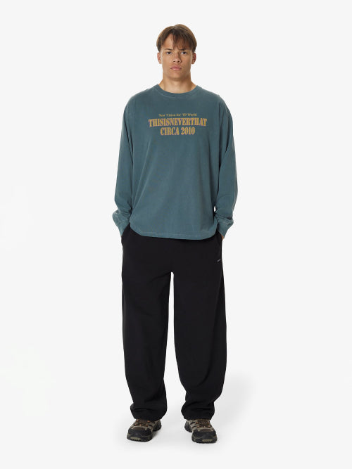 THISISNEVERTHAT THISISNEVERTHAT Basketball Hoop L/S Tee Navy