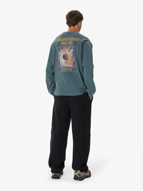 THISISNEVERTHAT THISISNEVERTHAT Basketball Hoop L/S Tee Navy