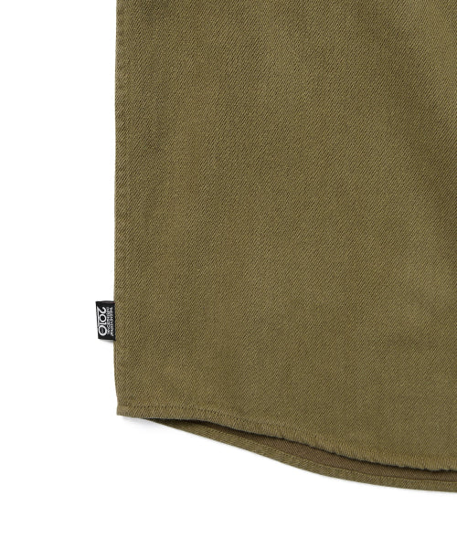 THISISNEVERTHAT THISISNEVERTHAT Half Zip Shirt Olive