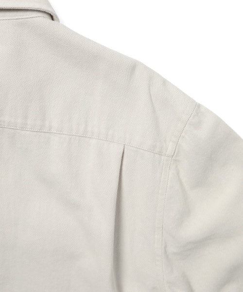 THISISNEVERTHAT THISISNEVERTHAT Half Zip Shirt Ivory