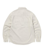 THISISNEVERTHAT THISISNEVERTHAT Half Zip Shirt Ivory