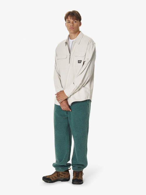 THISISNEVERTHAT THISISNEVERTHAT Half Zip Shirt Ivory