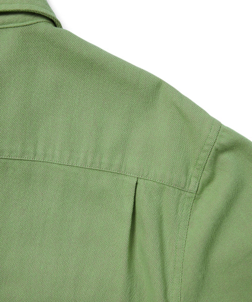 THISISNEVERTHAT THISISNEVERTHAT Half Zip Shirt Green
