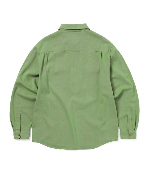 THISISNEVERTHAT THISISNEVERTHAT Half Zip Shirt Green