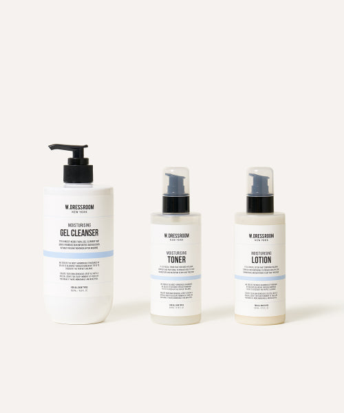 W.DRESSROOM Moisturizing moisture large-capacity toner & lotion & cleanser set
