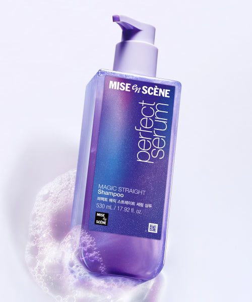MISEENSCENE [Recommended for curly hair] Perfect Magic Straight 3-piece set (shampoo 530ml + treatment 230ml + serum 80ml)