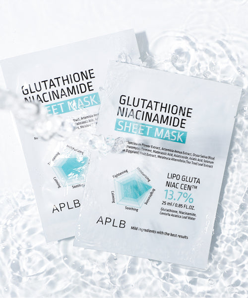 APLB APLB Glutathione Niacinamide Sheet Mask 10pcs