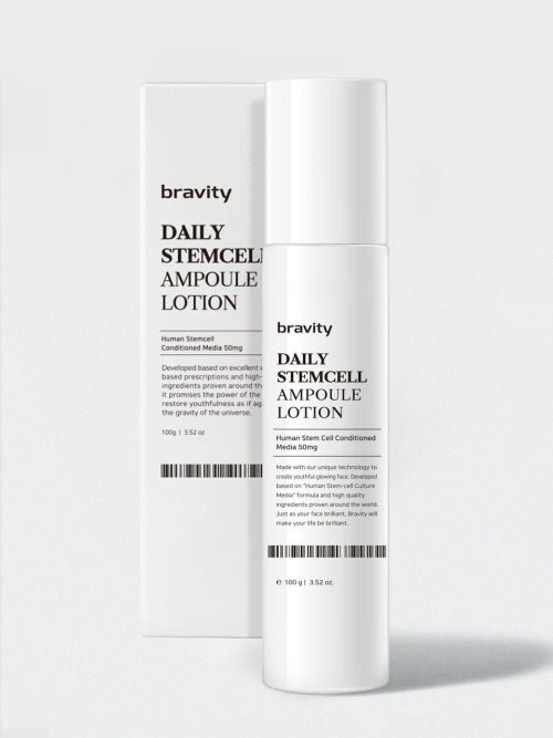 BRAVITY Daily stem cell culture skin + lotion set