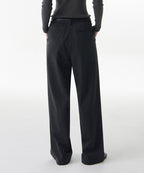 MUSINSA STANDARD WOMAN MUSINSA STANDARD WOMAN Slacks Low Waist Charcoal Gray