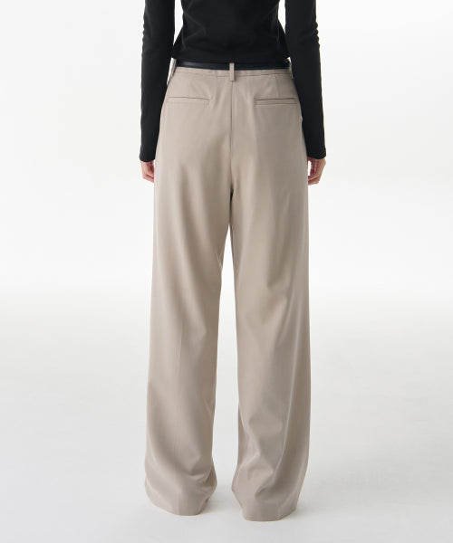 MUSINSA STANDARD WOMAN MUSINSA STANDARD WOMAN Slacks Low Waist Deep Tuck