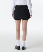 MUSINSA STANDARD WOMAN MUSINSA STANDARD WOMAN Skirt Layered Mini Scotts [Black]
