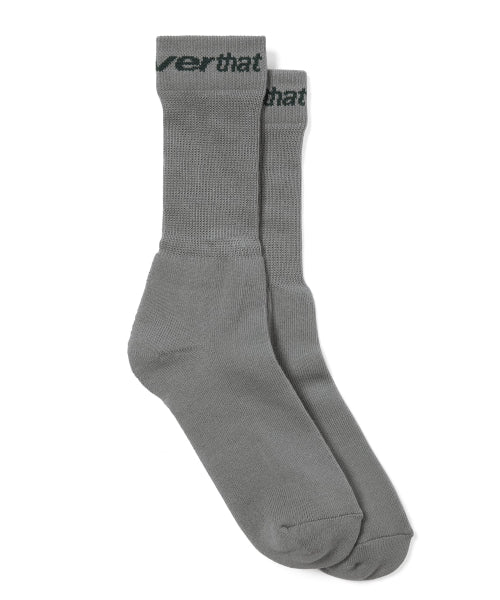 THISISNEVERTHAT THISISNEVERTHAT D/SP-Logo Socks Charcoal