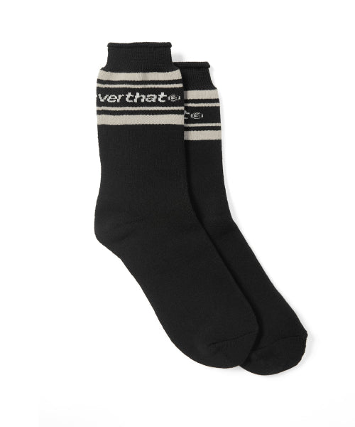 THISISNEVERTHAT THISISNEVERTHAT Striped Socks Black Size