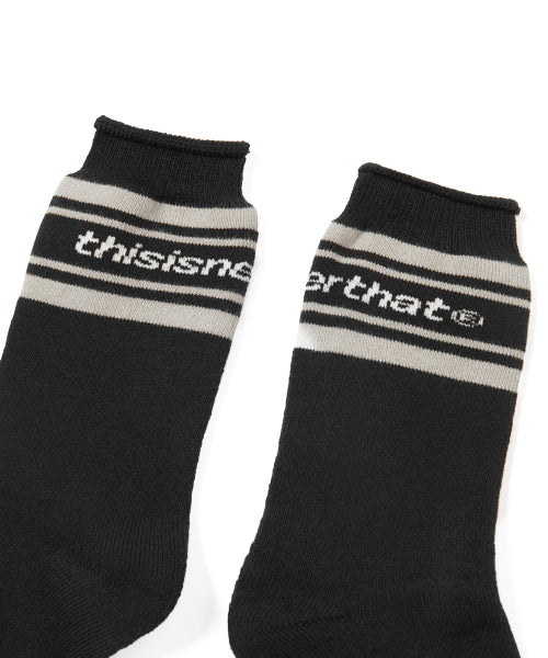 THISISNEVERTHAT THISISNEVERTHAT Striped Socks Black Size