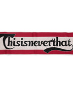THISISNEVERTHAT THISISNEVERTHAT Football Scarf Red
