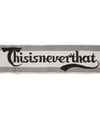 THISISNEVERTHAT THISISNEVERTHAT Football Scarf Grey