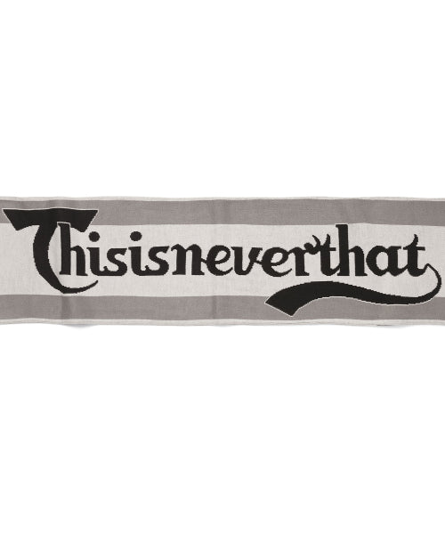THISISNEVERTHAT THISISNEVERTHAT Football Scarf Grey