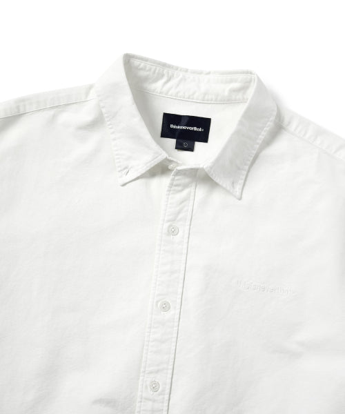THISISNEVERTHAT THISISNEVERTHAT Overdyed T-Logo Oxford Shirt White