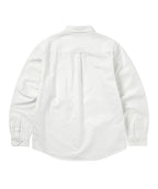 THISISNEVERTHAT THISISNEVERTHAT Overdyed T-Logo Oxford Shirt White